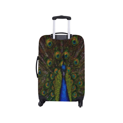 Awesome Peacock Luggage Cover/Small 18"-21"