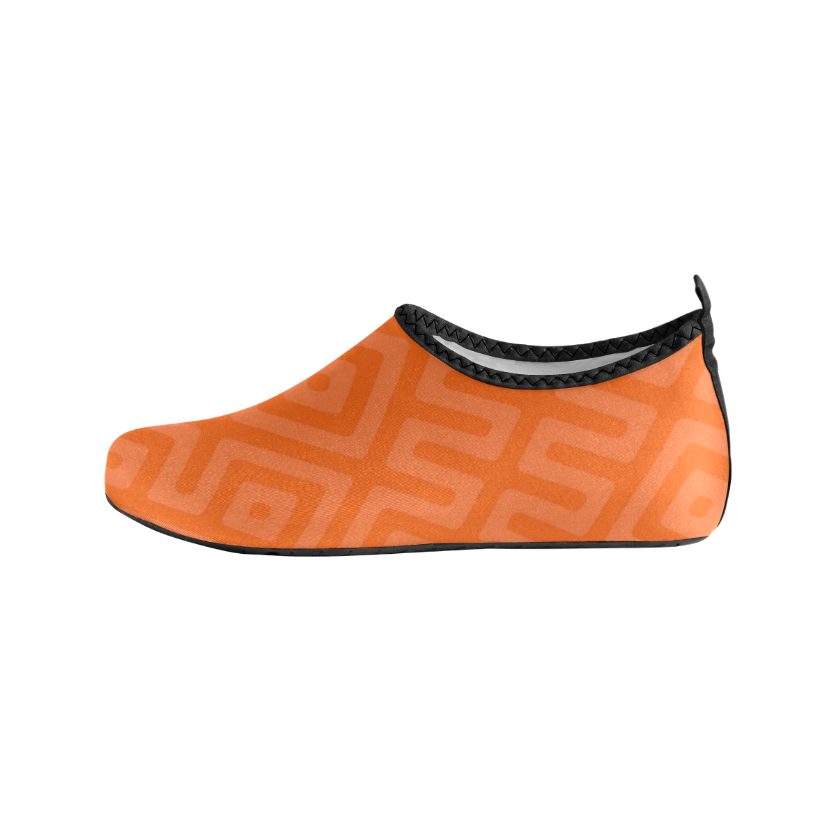 Orange Maze Women's Slip-On Water Shoes (Model 056)
