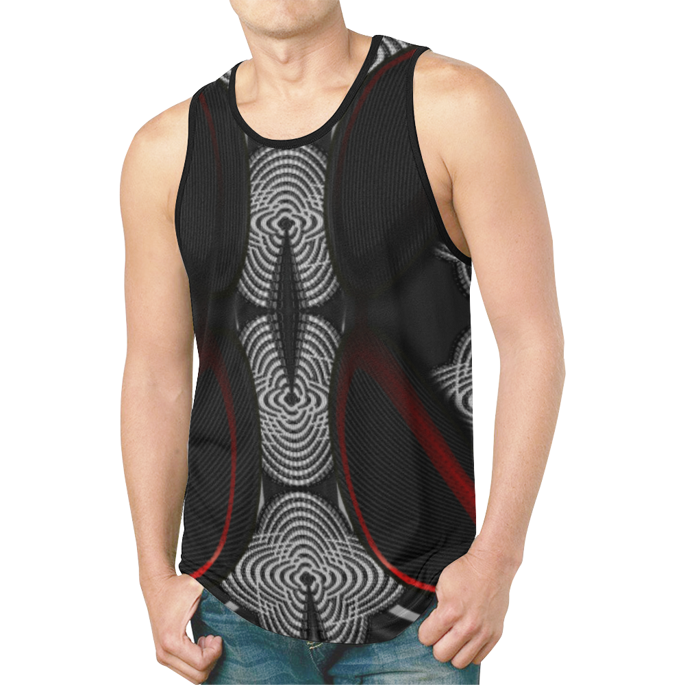 abstract_5500_2019_RBW_91h New All Over Print Tank Top for Men (Model T46)