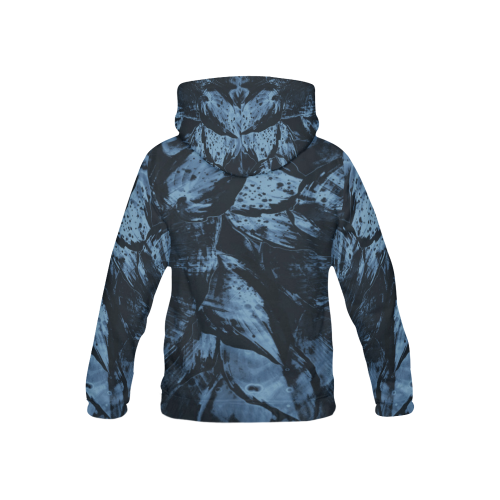 wheelVibe_8500 8 DARKEST BLUE low All Over Print Hoodie for Kid (USA Size) (Model H13)