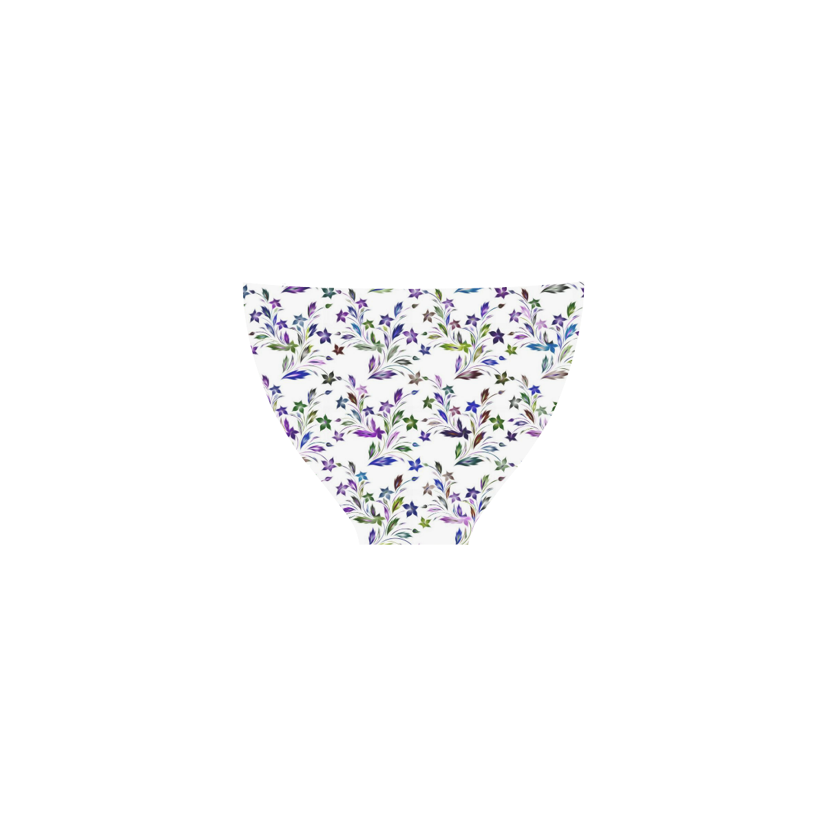 Vivid floral pattern 4182A by FeelGood Custom Bikini Swimsuit (Model S01)