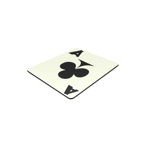 Playing Card Ace of Clubs Rectangle Mousepad