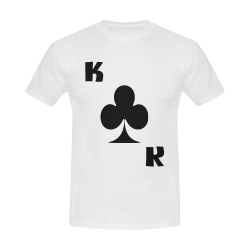 Playing Card King of Clubs Men's Slim Fit T-shirt (Model T13)