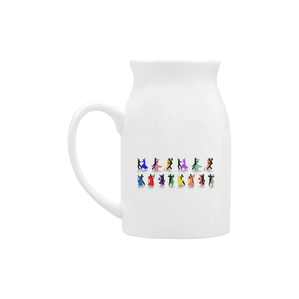 Colorful Dancers Milk Cup (Large) 450ml