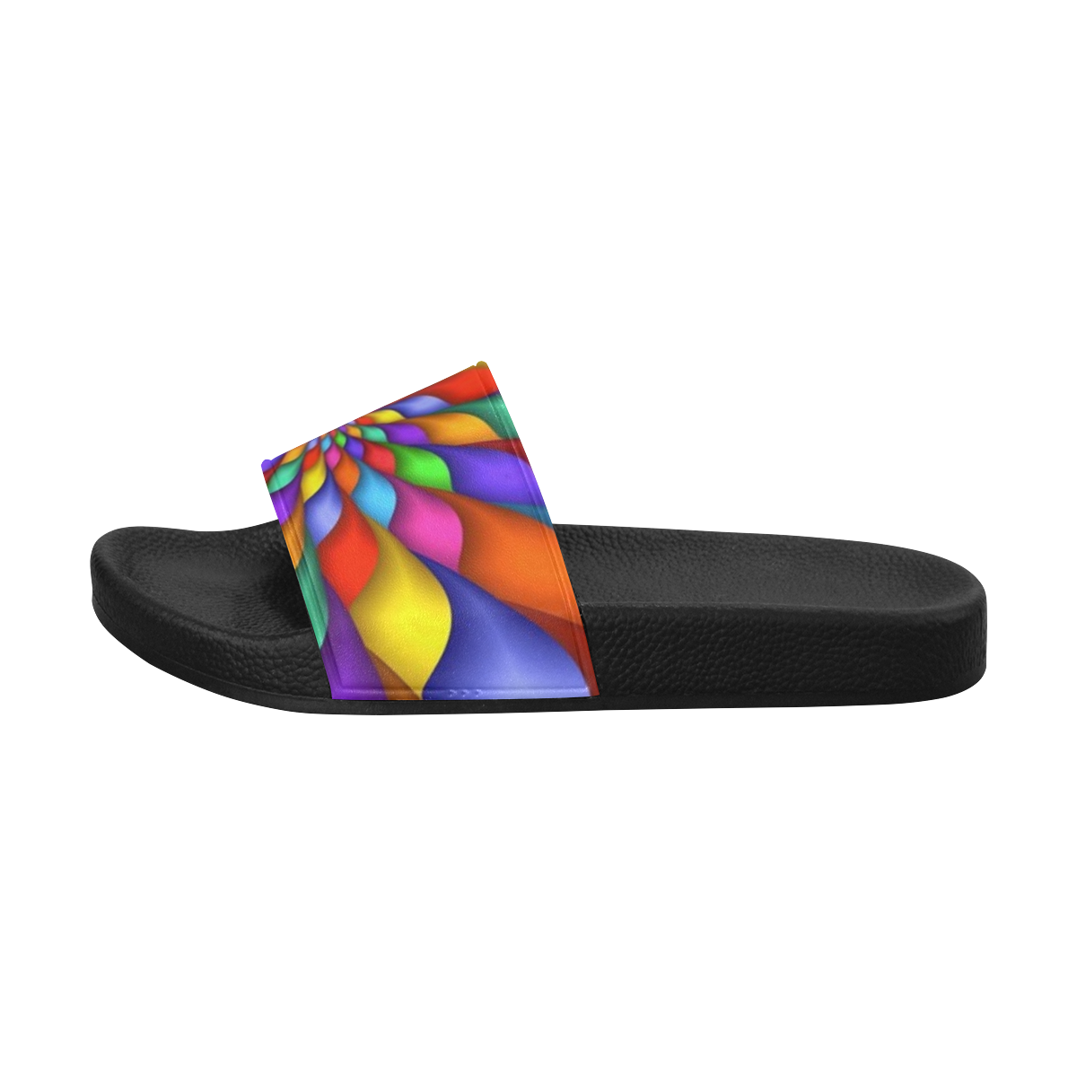 RAINBOW SKITTLES Men's Slide Sandals (Model 057)
