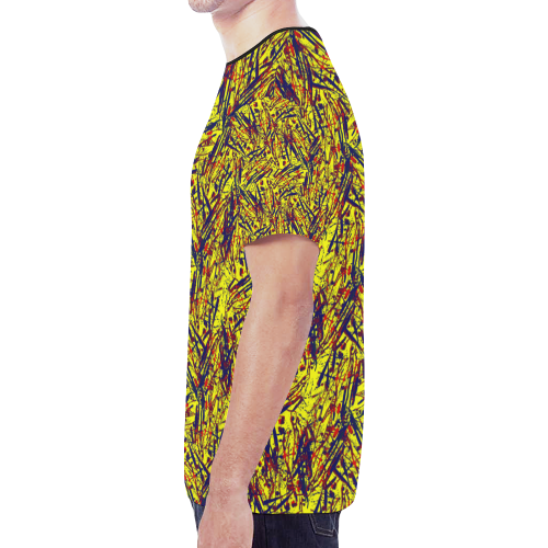 colorful abstract New All Over Print T-shirt for Men (Model T45)