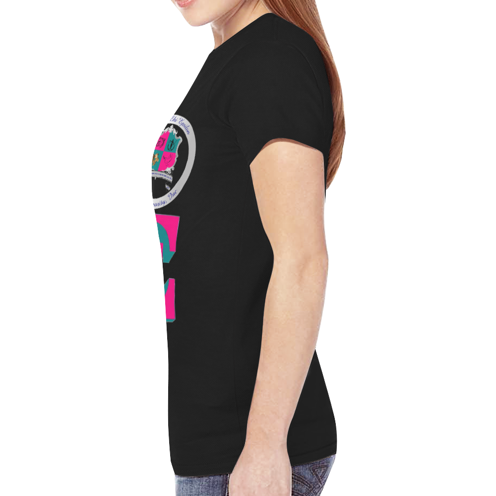Sigma Chi Epsilon New All Over Print T-shirt for Women (Model T45)