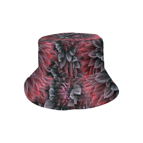 Dark Flower All Over Print Bucket Hat