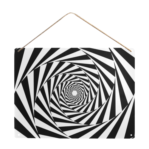 Spiral Metal Sign 16"x12"