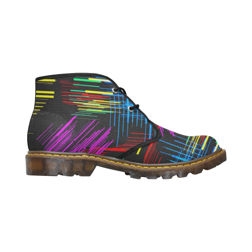 New Pattern factory 2A by JamColors Women's Canvas Chukka Boots (Model 2402-1)