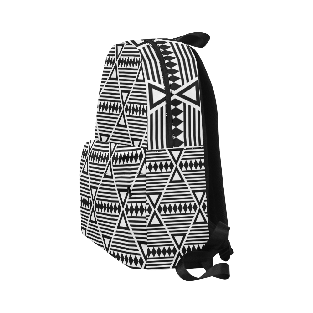 Black Aztec Tribal Unisex Classic Backpack (Model 1673)