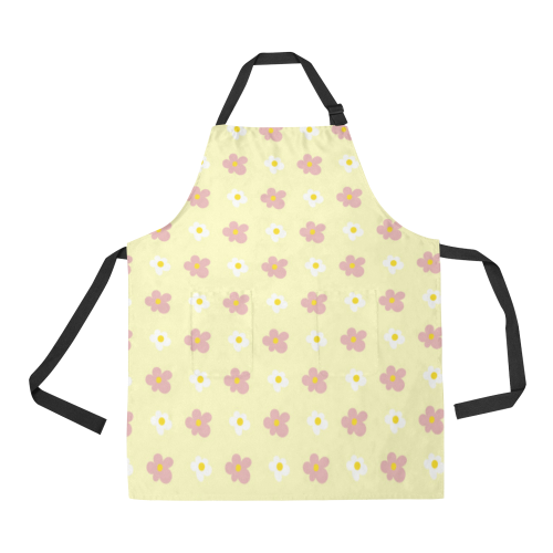 floral polka All Over Print Apron