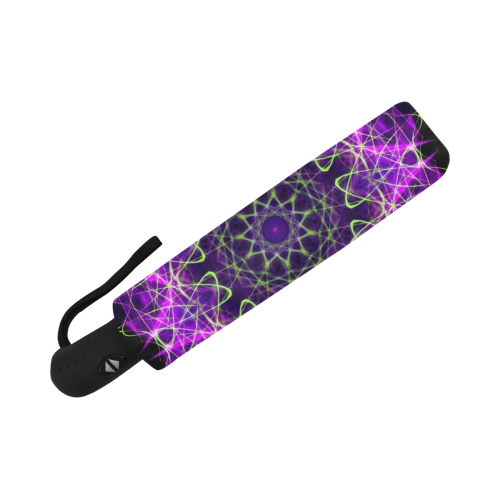 Purple Mandala Anti-UV Auto-Foldable Umbrella (Underside Printing) (U06)