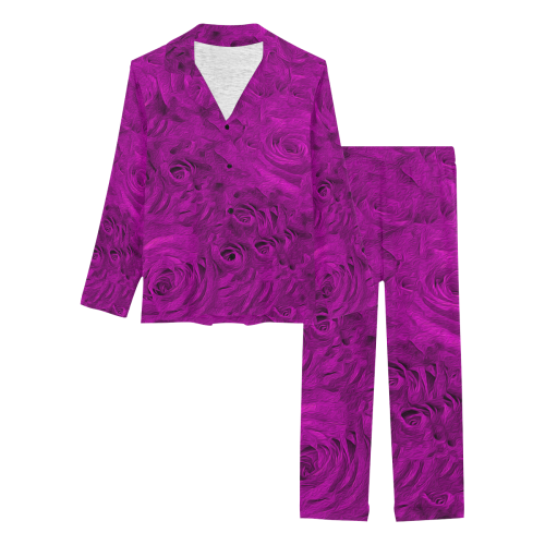 RAMONA ROSES #3 Women's Long Pajama Set
