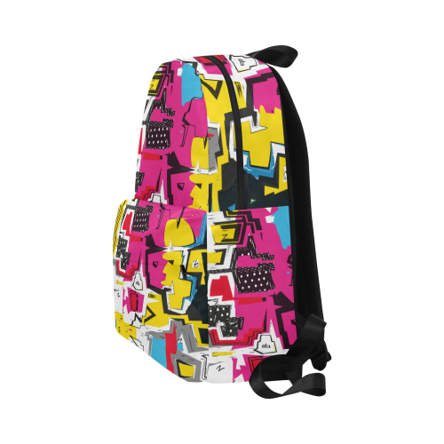 Distorted shapes Unisex Classic Backpack (Model 1673)