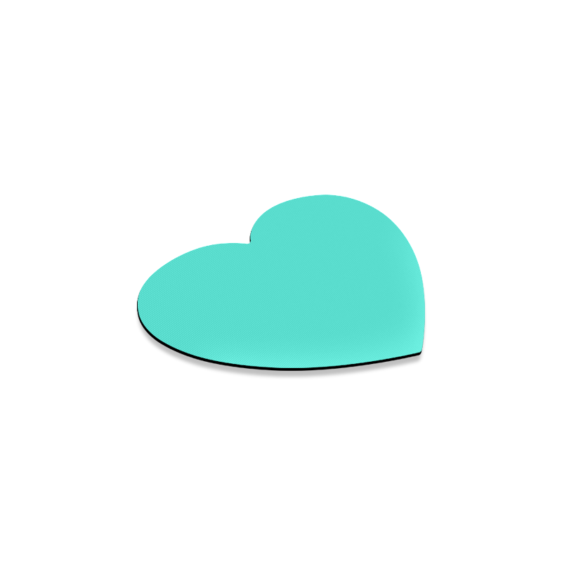 color turquoise Heart Coaster