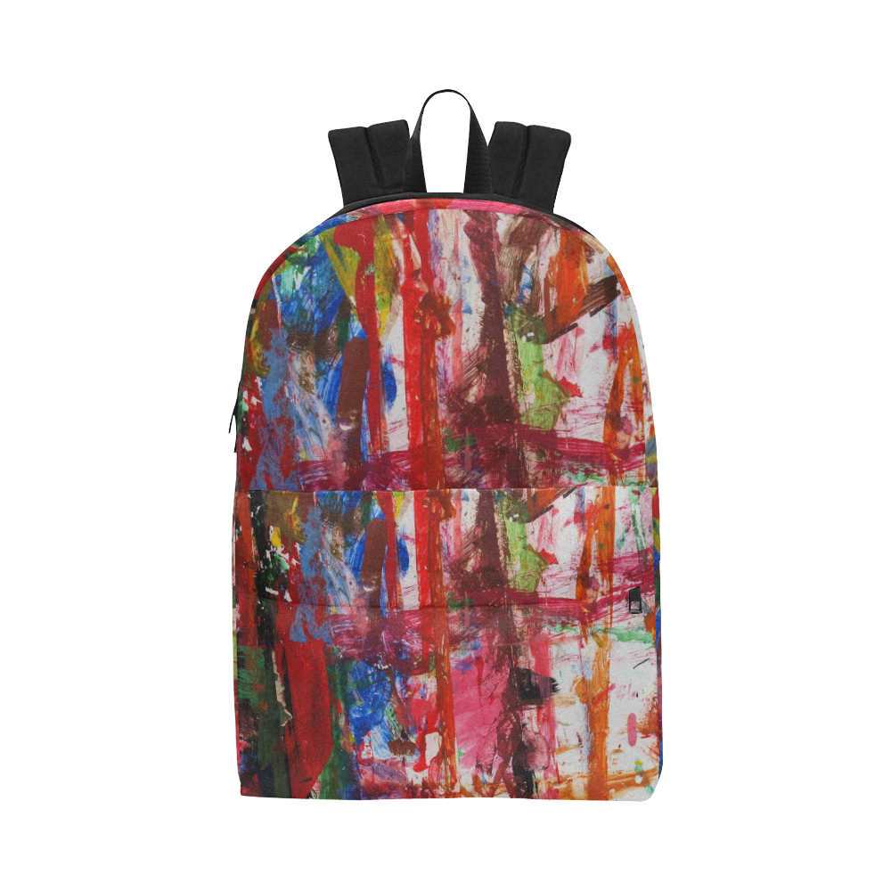 Paint on a white background Unisex Classic Backpack (Model 1673)
