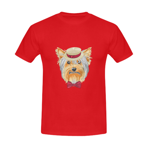Cute dog Men's T-Shirt in USA Size (Front Printing Only)