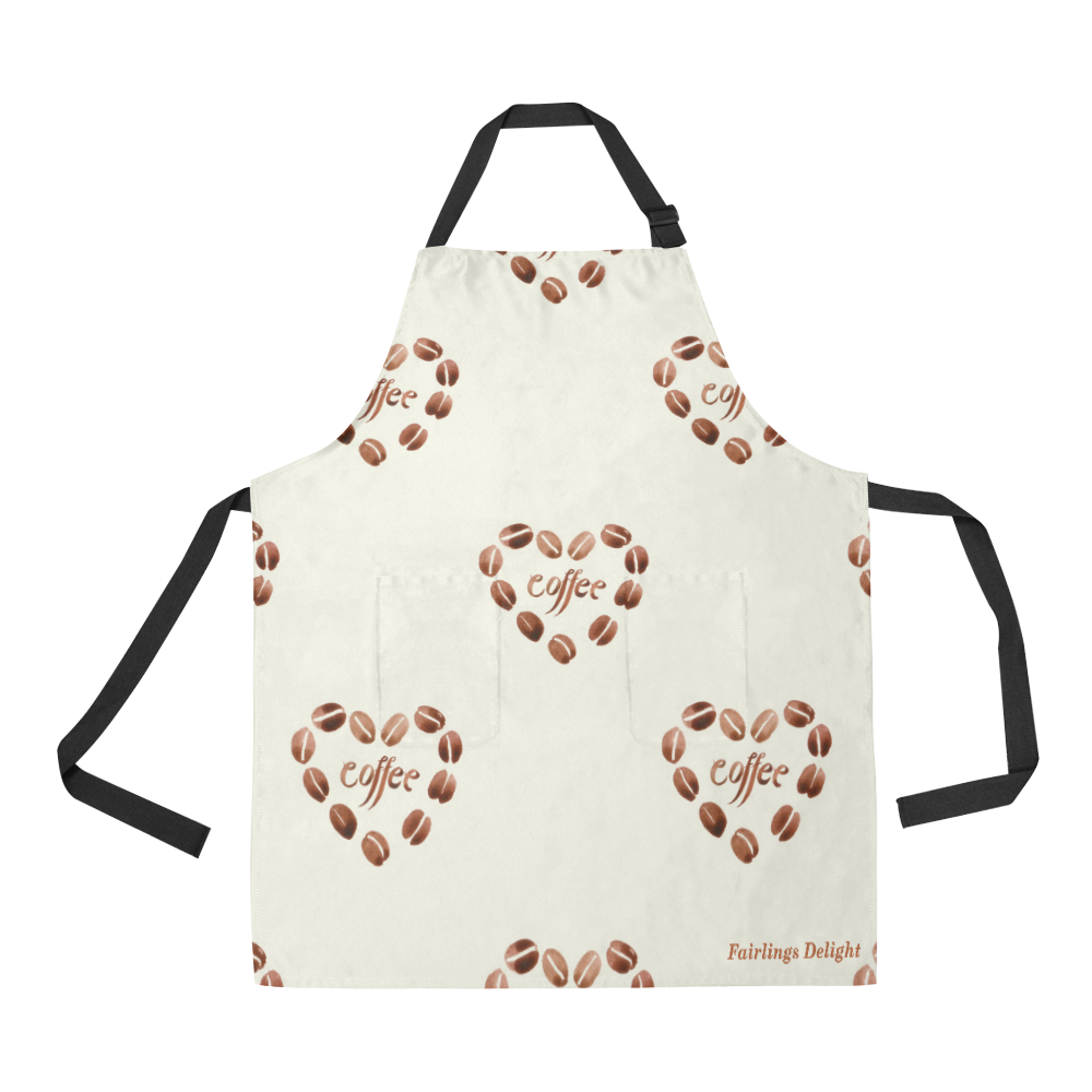 Fairlings Delight's Coffee Expressions Collection- Coffee Love 53086 All Over Print Apron