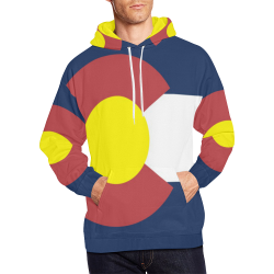 COLORADO All Over Print Hoodie for Men (USA Size) (Model H13)