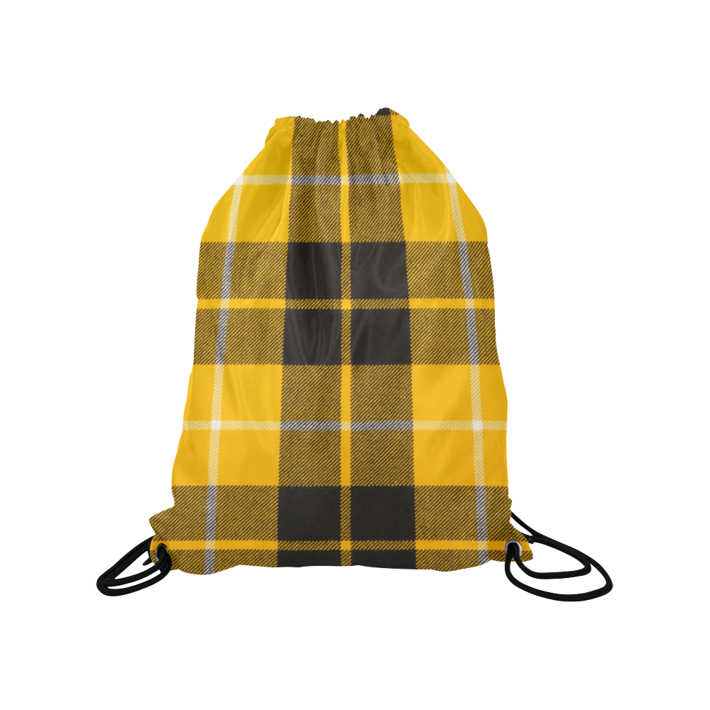 BARCLAY DRESS LIGHT MODERN TARTAN Medium Drawstring Bag Model 1604 (Twin Sides) 13.8"(W) * 18.1"(H)