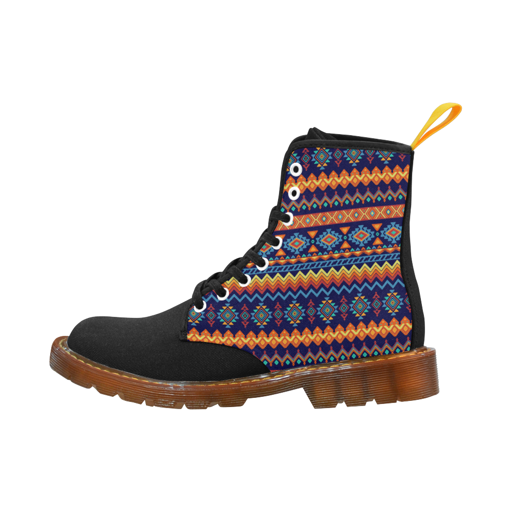 Awesome Ethnic Boho Design Martin Boots For Men Model 1203H
