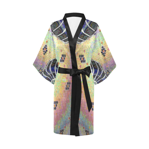 hexagon tile abstract Kimono Robe