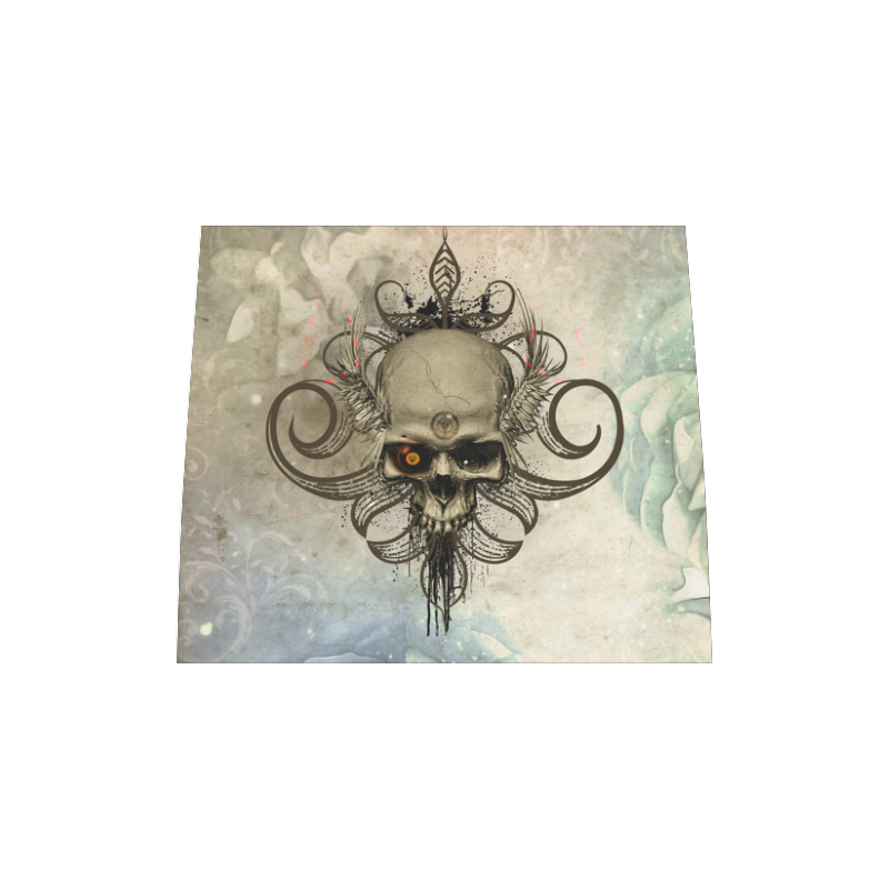 Creepy skull, vintage background Boston Handbag (Model 1621)