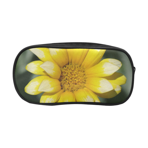 Yellow Flower, floral photo Pencil Pouch/Large (Model 1680)