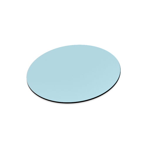 color light blue Round Mousepad