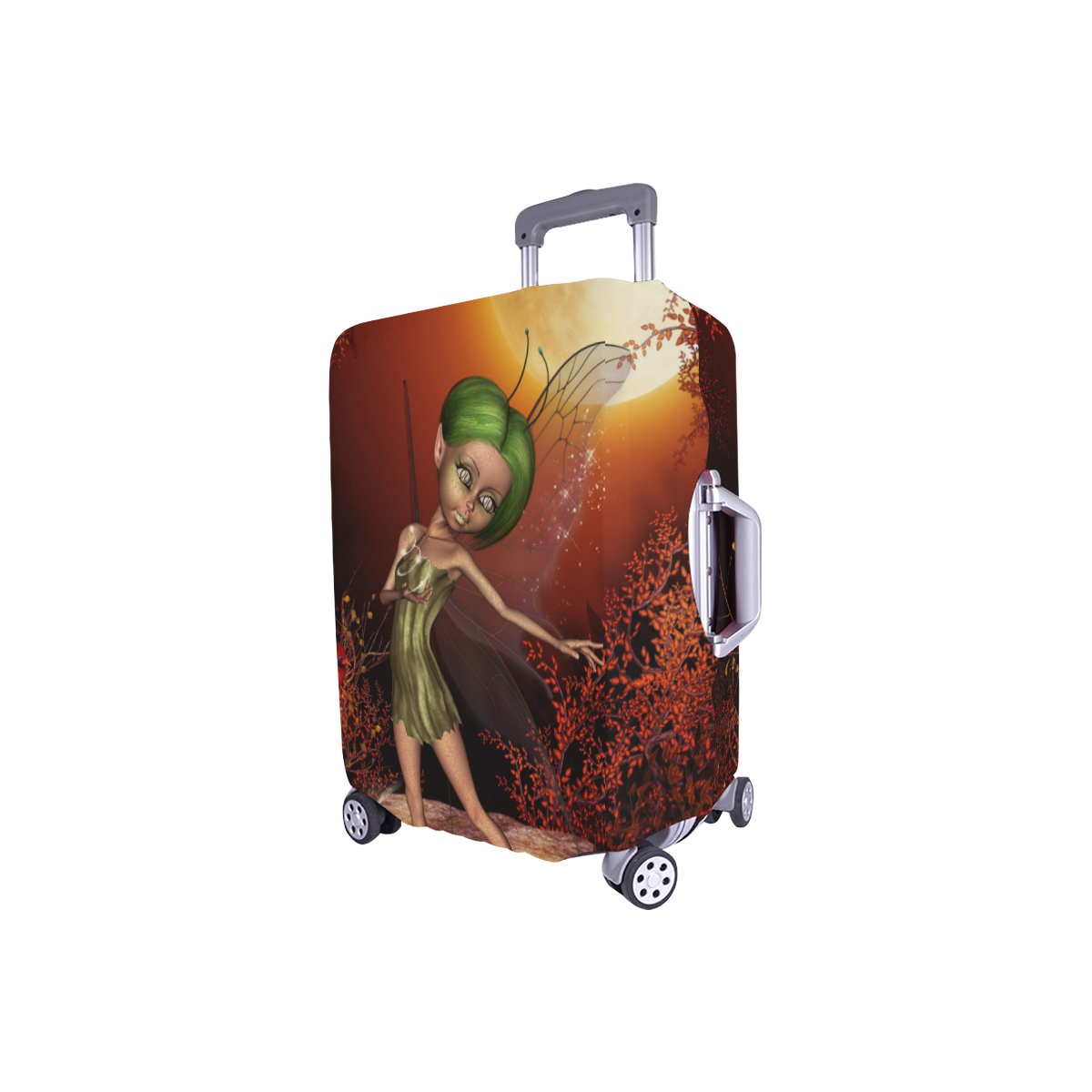 Cute little fairy Luggage Cover/Small 18"-21"