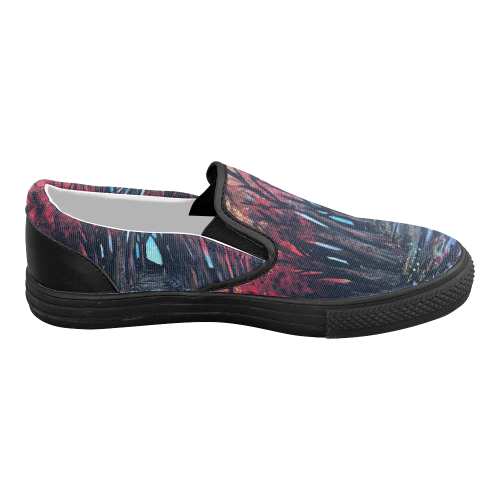 Autumn Day Women's Slip-on Canvas Shoes (Model 019)