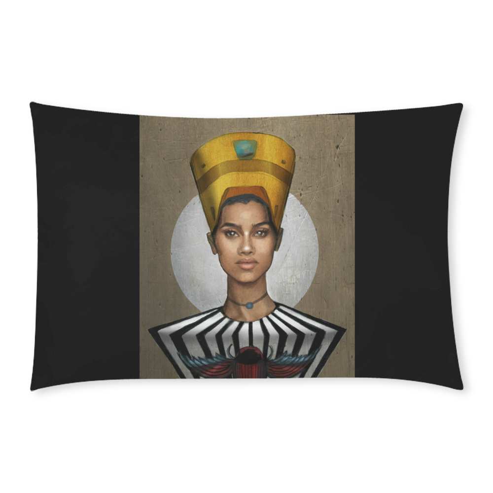 Egyptian Goddesses II_Aziza_Andre_Bkgrnd_CCHive 3-Piece Bedding Set