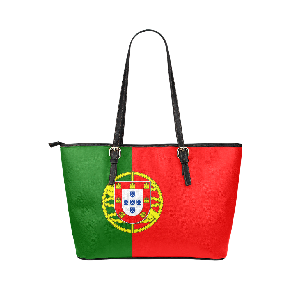 PORTUGAL Leather Tote Bag/Small (Model 1651)
