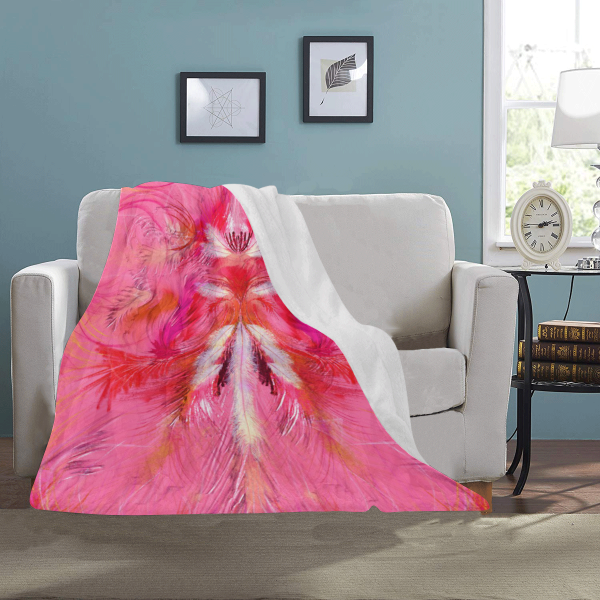 plumes12 Ultra-Soft Micro Fleece Blanket 40"x50"