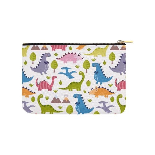 Dinosaur Pattern Carry-All Pouch 9.5''x6''