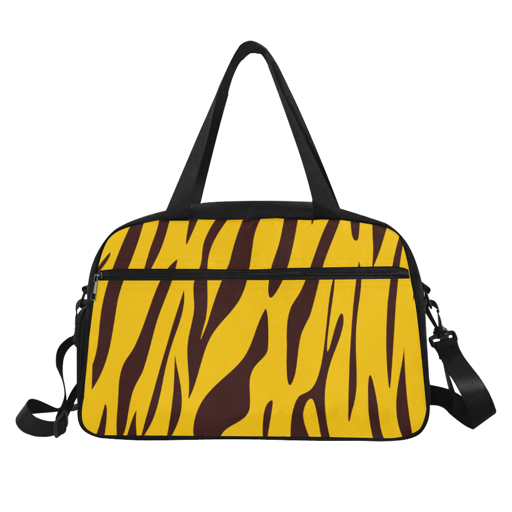 Zebra yellow Fitness Handbag (Model 1671)
