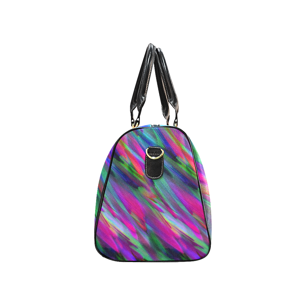 Colorful digital art splashing G400 New Waterproof Travel Bag/Large (Model 1639)
