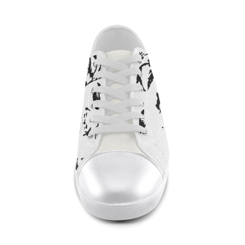 Elvis-n-Marilyn Canvas Shoes for Women/Large Size (Model 016)