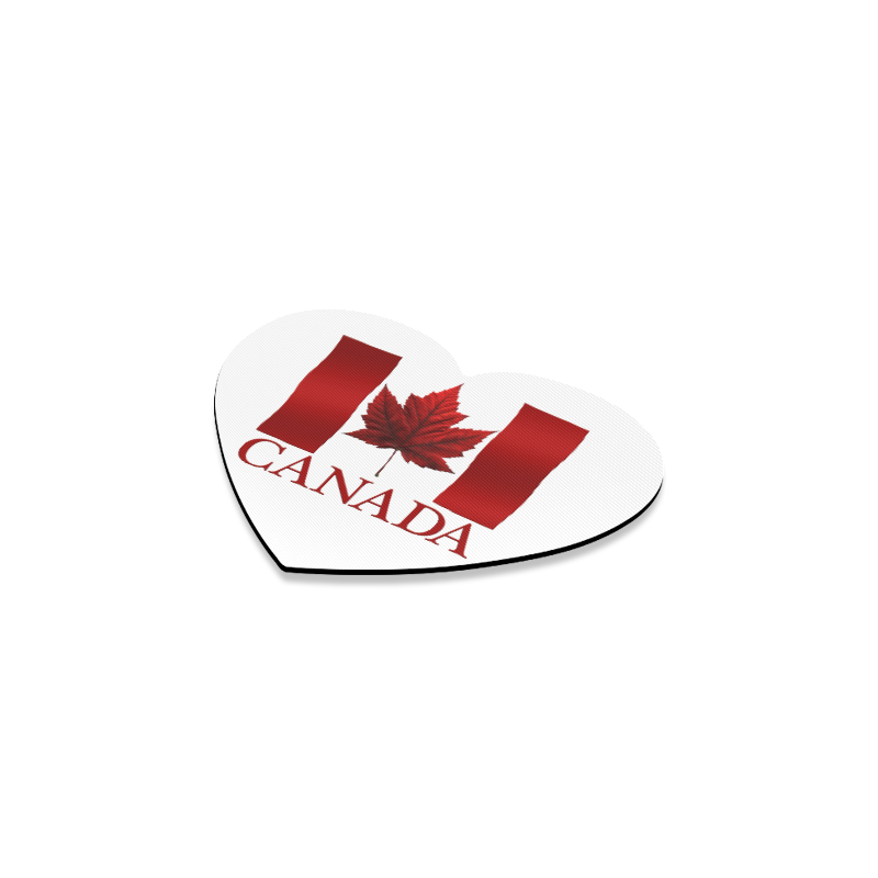 Canada Flag Coasters Canada Souvenirs Heart Coaster