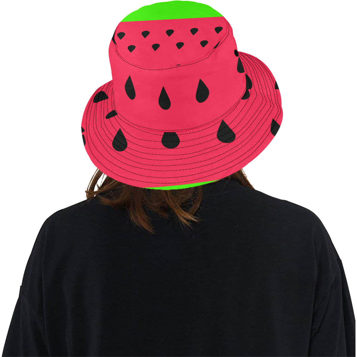 Watermelon All Over Print Bucket Hat