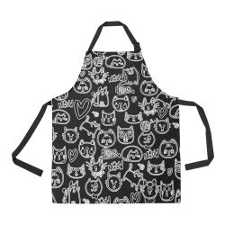 Meow Cats All Over Print Apron