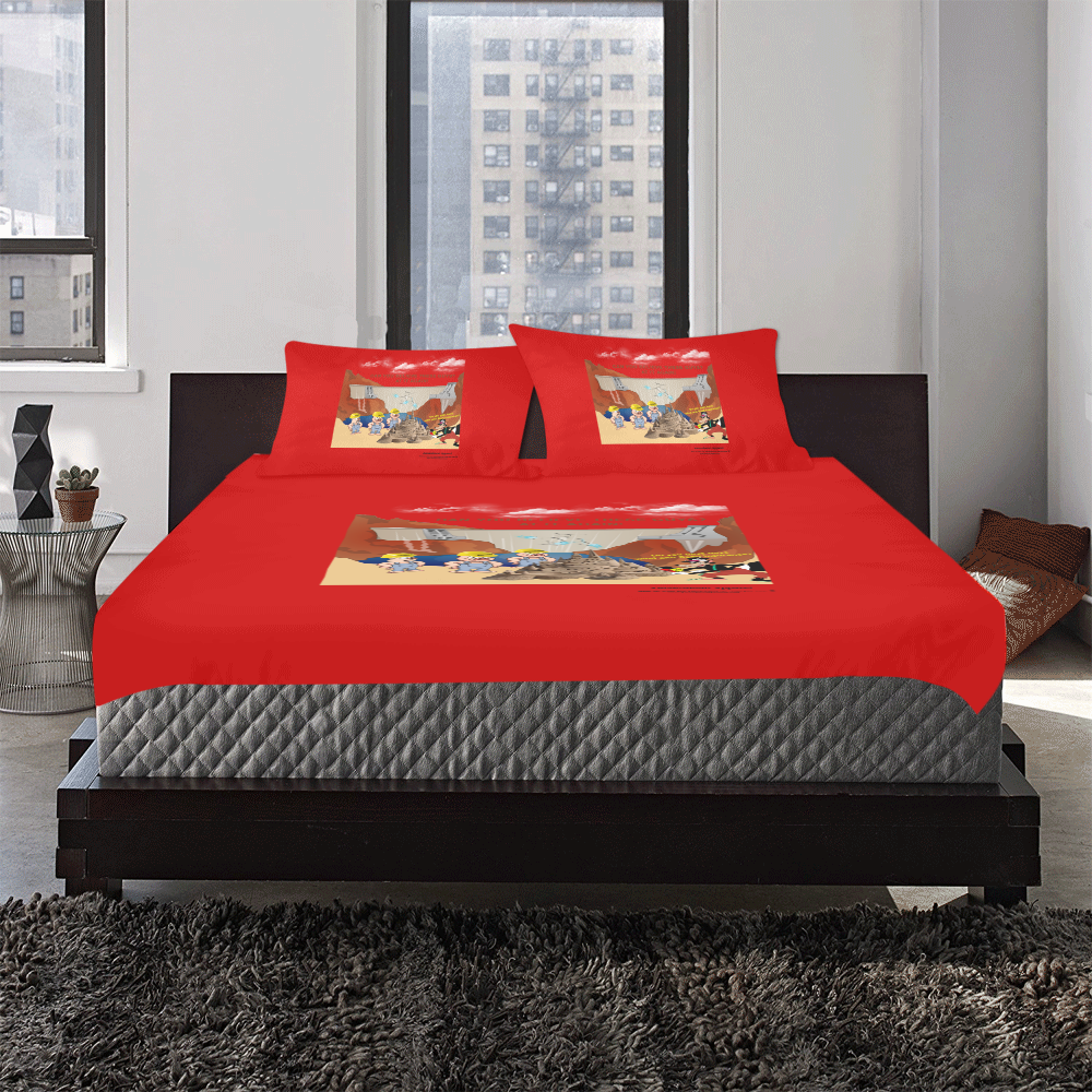 Wet Times Ahead 3-Piece Bedding Set