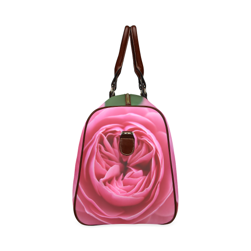 Rose Fleur Macro Waterproof Travel Bag/Small (Model 1639)