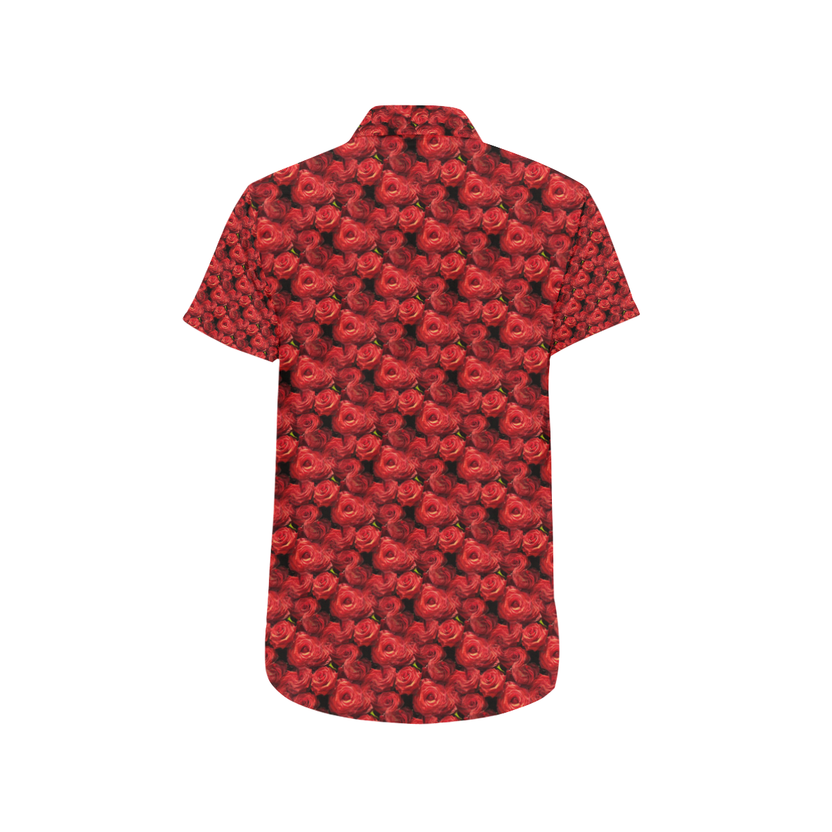 Rose20160805 Men's All Over Print Short Sleeve Shirt (Model T53)