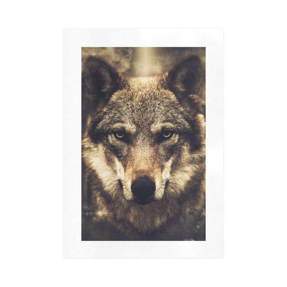 Wolf 2 Animal Nature Art Print 16‘’x23‘’