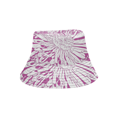 PINK FLOWER LADYLIKE All Over Print Bucket Hat