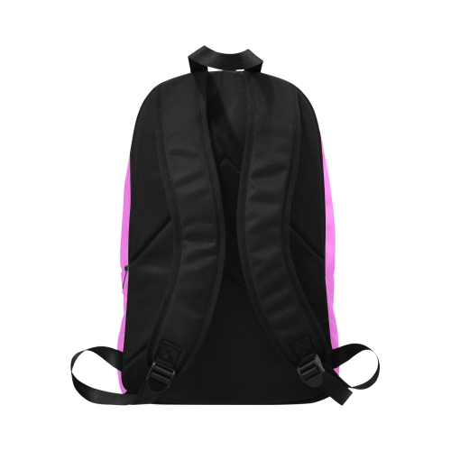 Alphabet Z Pinkish Purple Fabric Backpack for Adult (Model 1659)