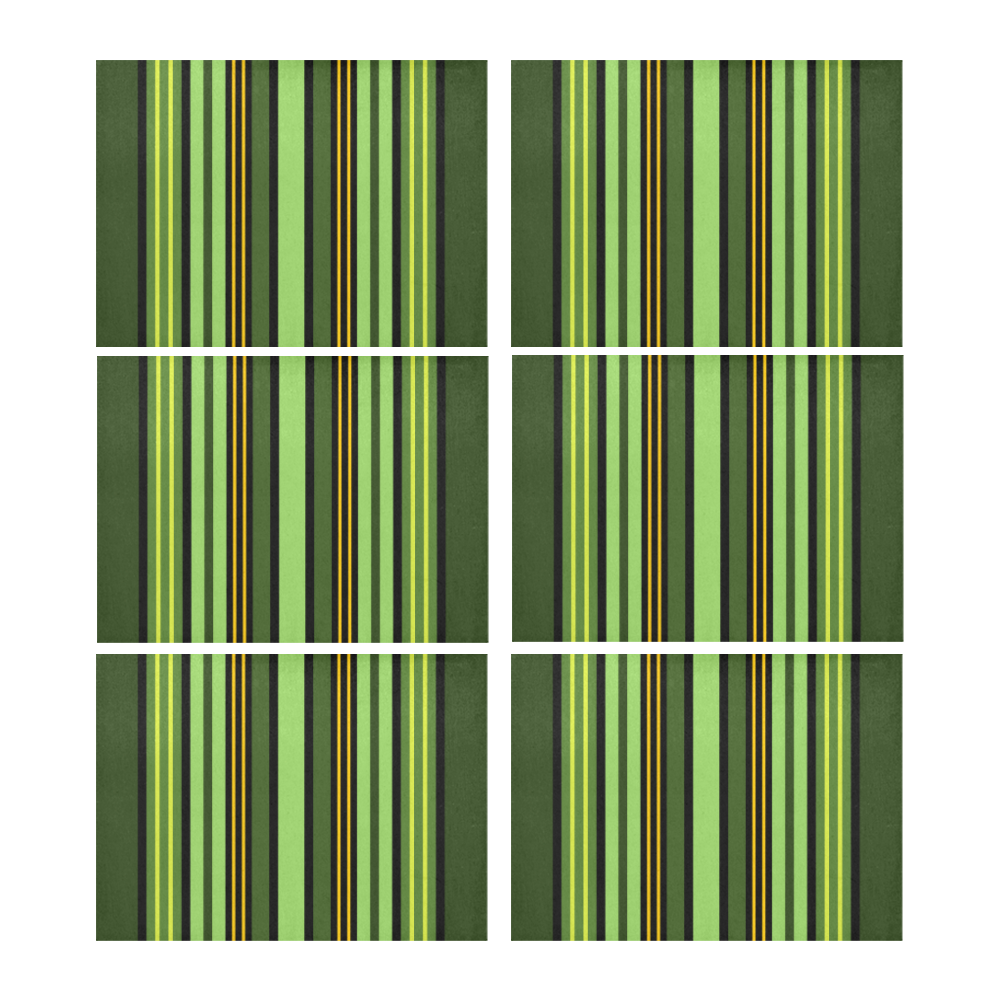 Nature's Stripes Placemat 14’’ x 19’’ (Set of 6)