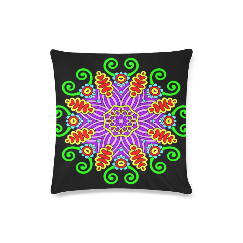 Color Circle V11 Custom Zippered Pillow Case 16"x16"(Twin Sides)